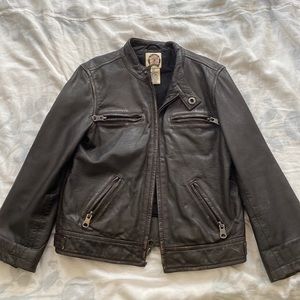 Leather Jacket boys size 5